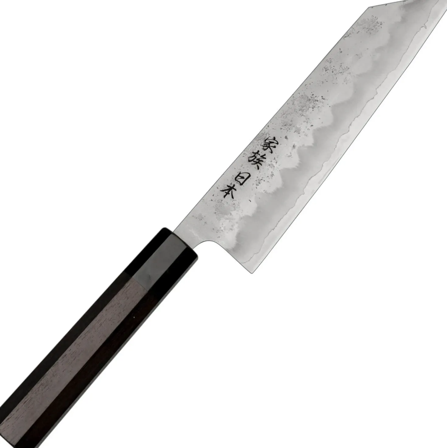Kazoku Ginsan Nashiji Ebony Black Bunka 17 cm