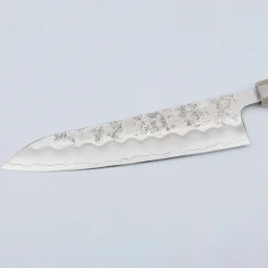 Kazoku Ginsan Nashiji Ebony Gyuto 21 cm