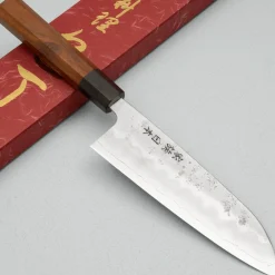 Kazoku Ginsan Nashiji Rosewood Santoku
