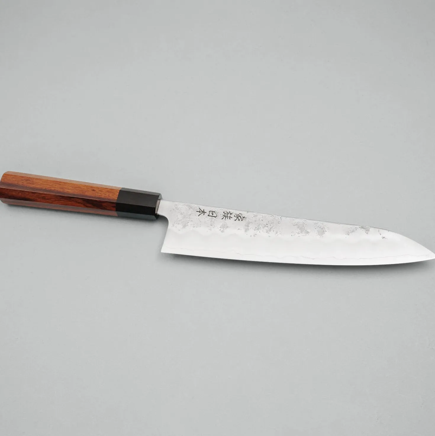 Kazoku Ginsan Nashiji Rosewood Gyuto 21 cm