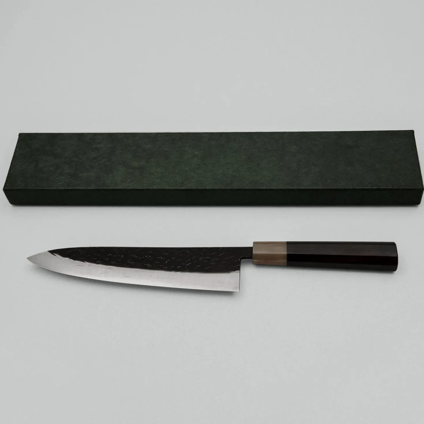 Kazoku Kaji Black Ebony Gyuto 21 cm