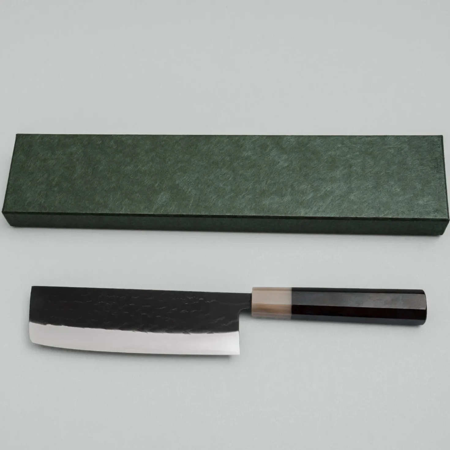 Kazoku Kaji Black Ebony Nakiri 16.5 cm