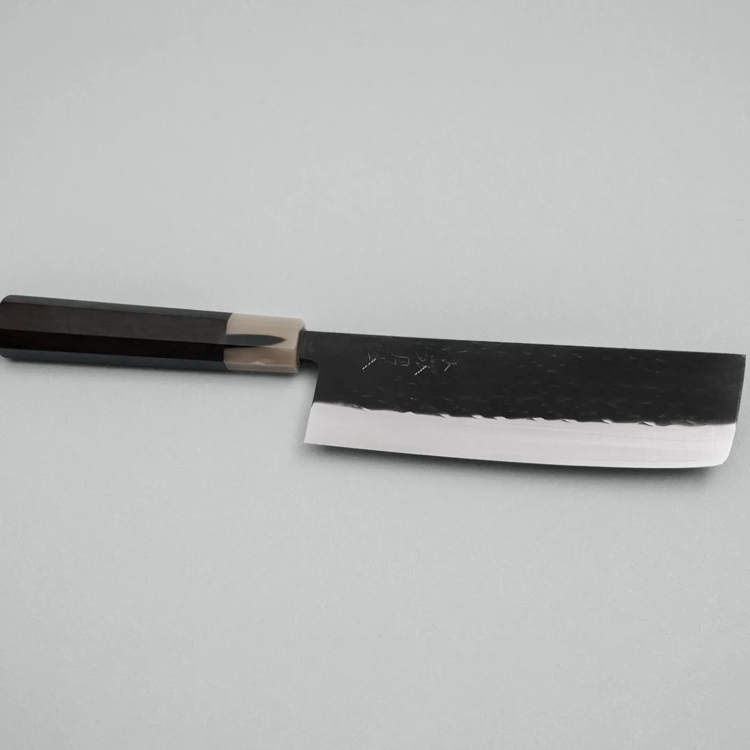 Kazoku Kaji Black Ebony Nakiri 16.5 cm