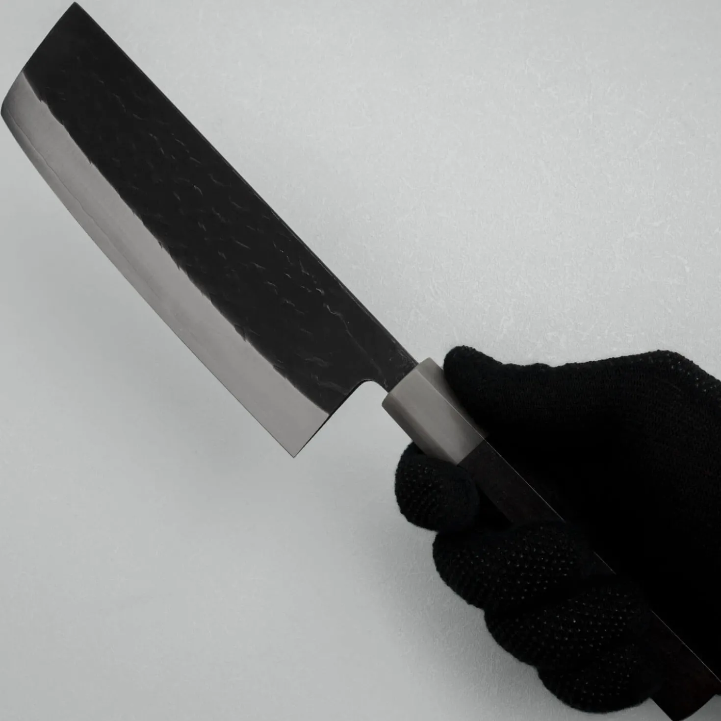 Kazoku Kaji Black Ebony Nakiri 16.5 cm