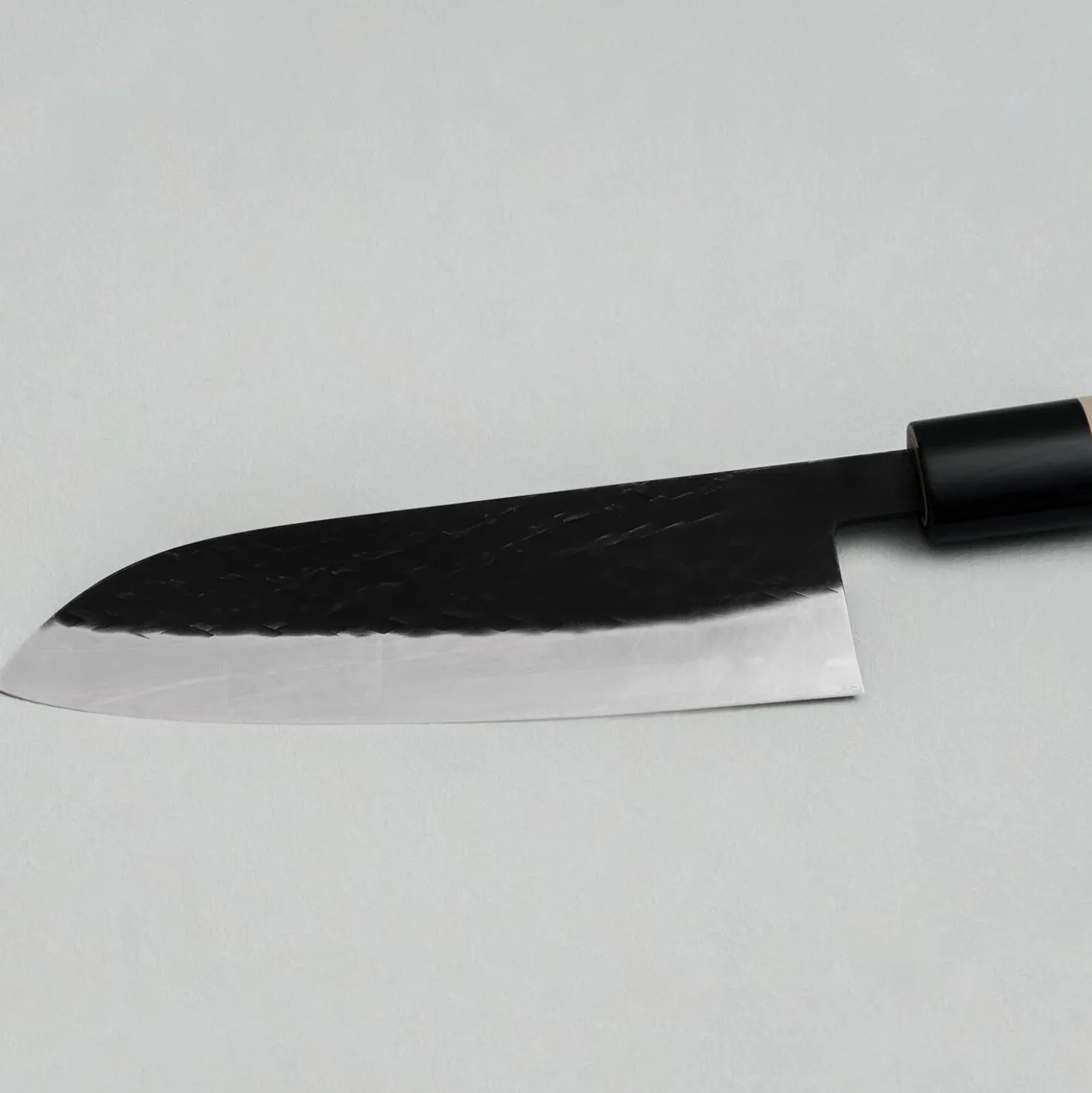 Kazoku Kaji Black Santoku 17 cm
