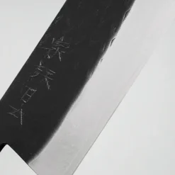 Kazoku Kaji Black Santoku 17 cm