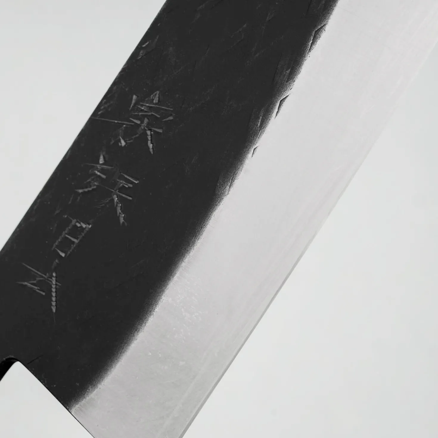 Kazoku Kaji Black Santoku 17 cm