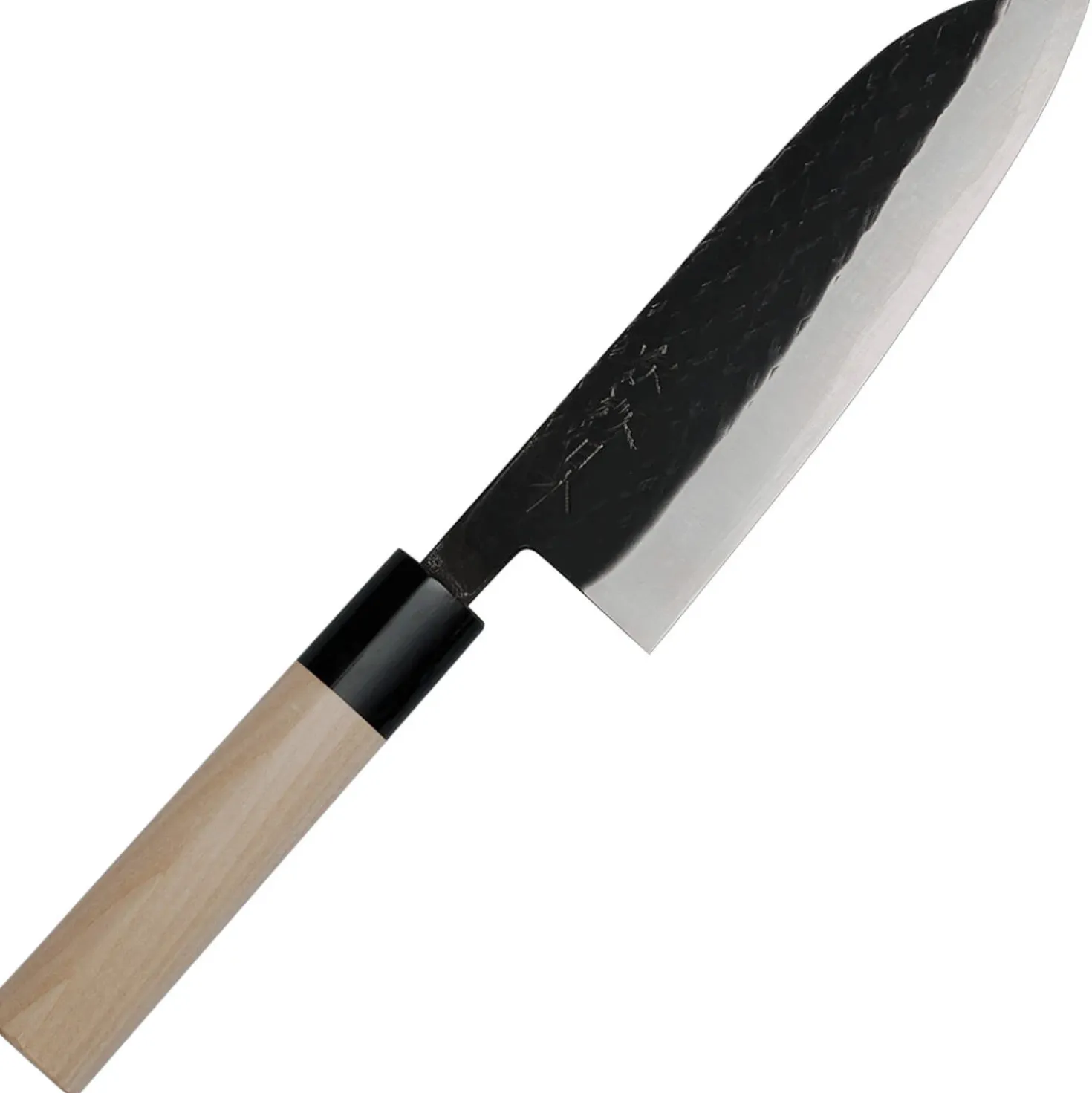 Kazoku Kaji Black Santoku 17 cm