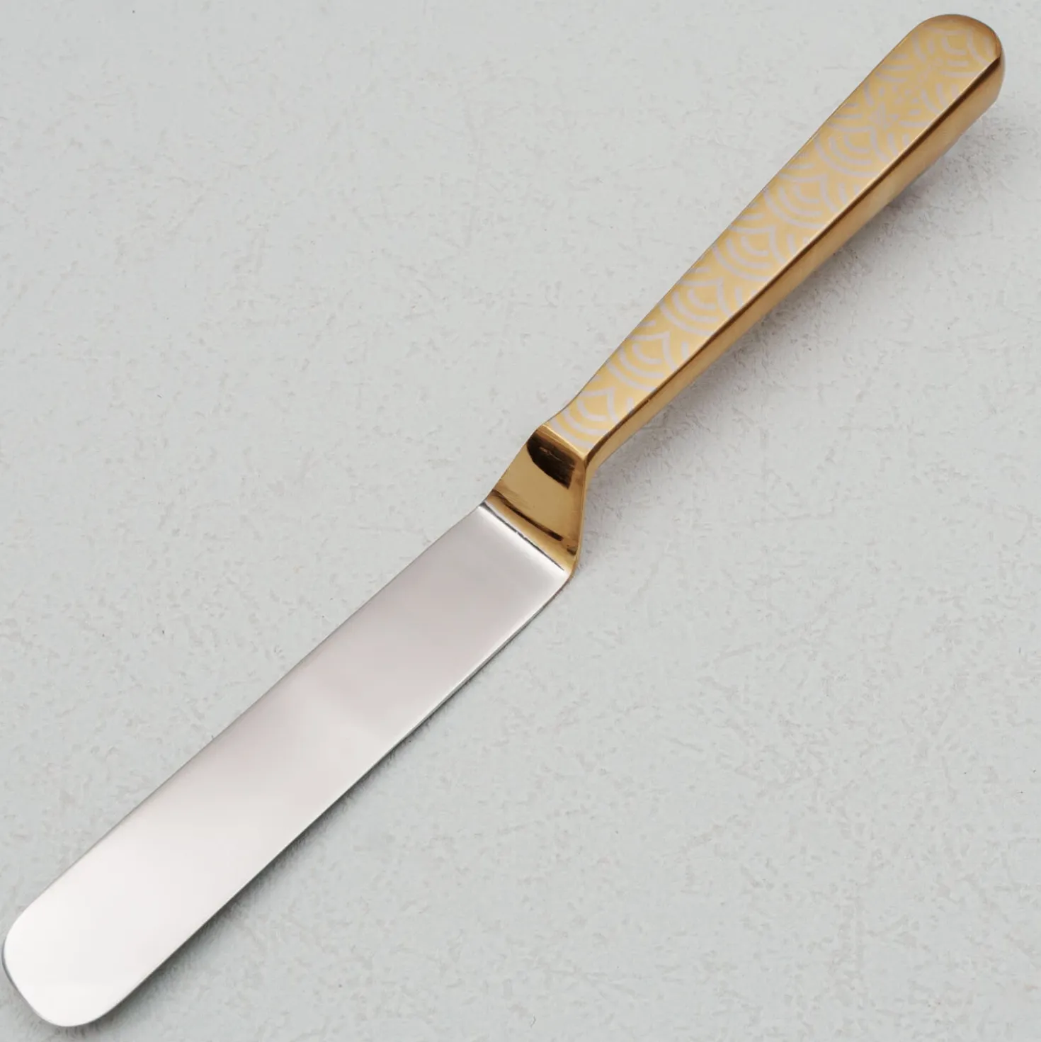 Kazoku Palet / Spatula Waves Gold 10 cm