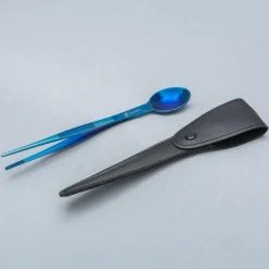 Kazoku Proeflepel Met Pincet Blauw