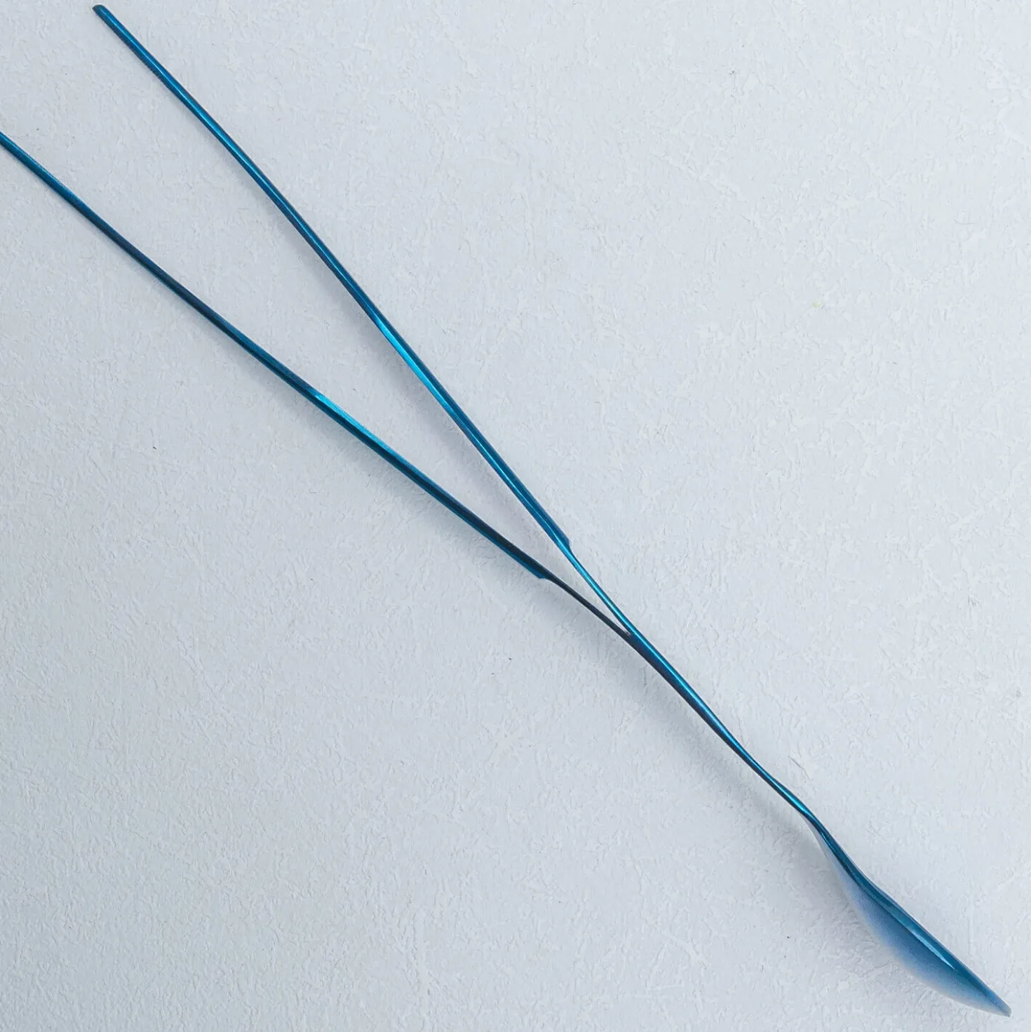 Kazoku Proeflepel Met Pincet Blauw