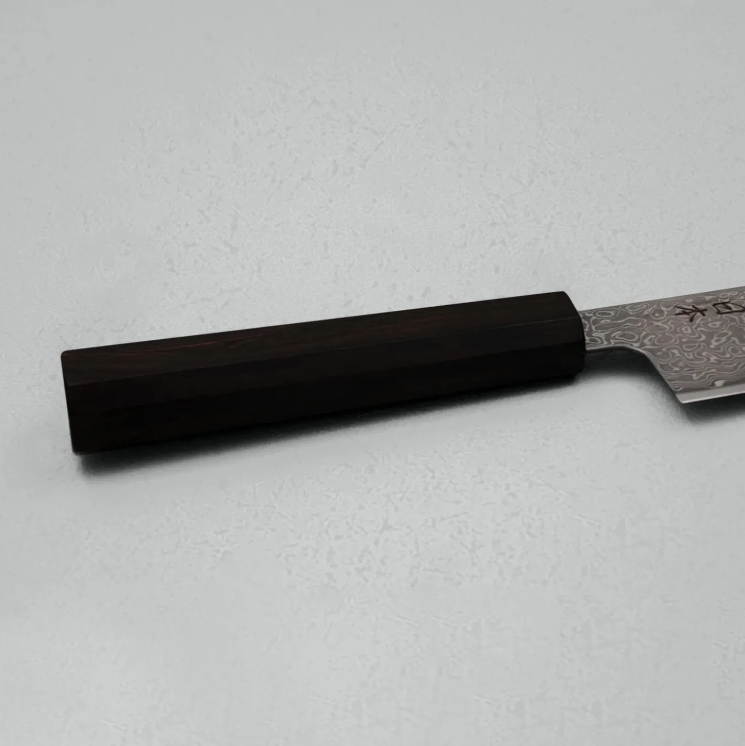 Kazoku Rinmon Ebony Santoku 18 cm