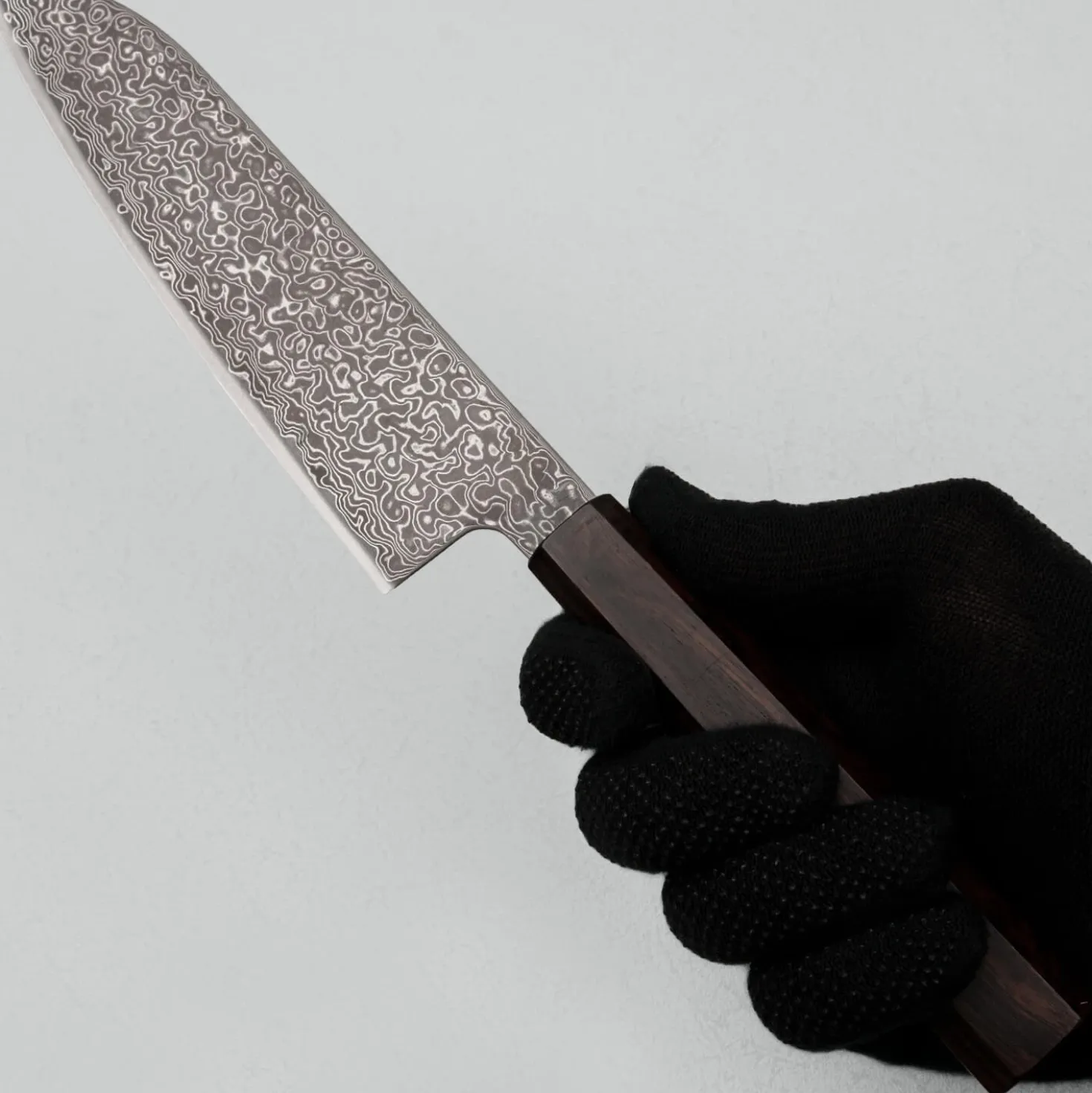 Kazoku Rinmon Ebony Santoku 18 cm