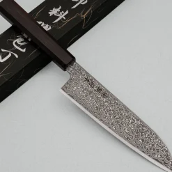 Kazoku Rinmon Ebony Santoku 18 cm