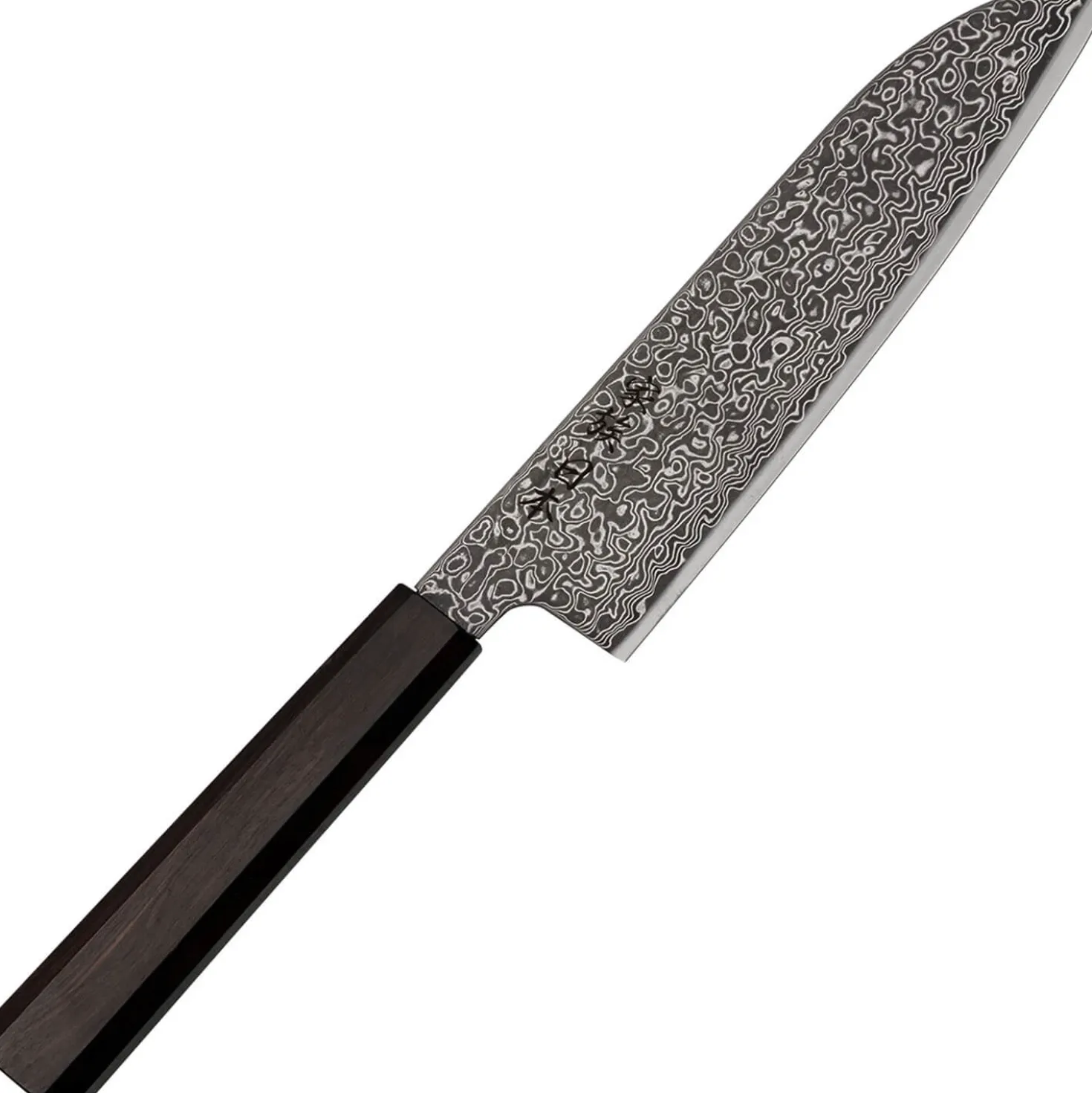 Kazoku Rinmon Ebony Santoku 18 cm