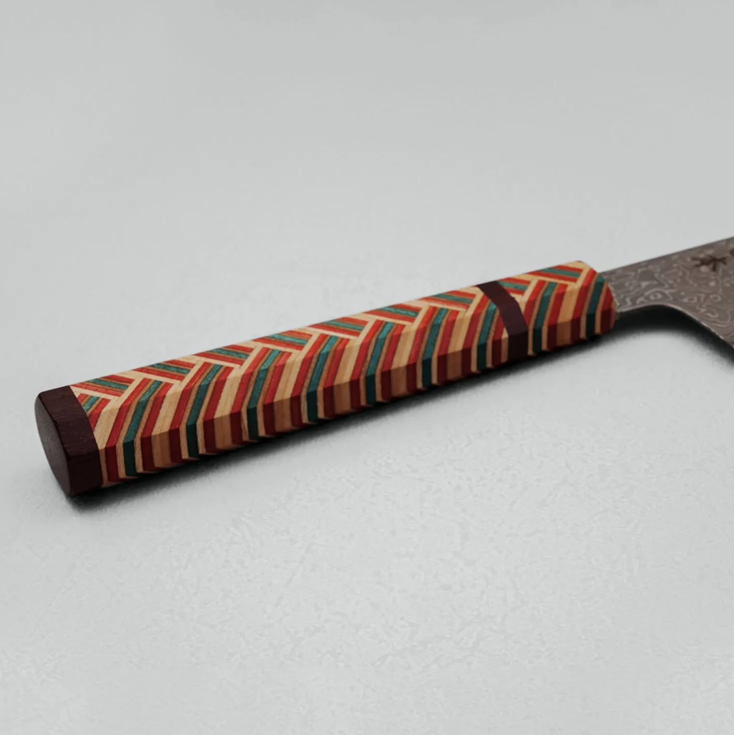 Kazoku Rinmon Skate Santoku 18 cm #1