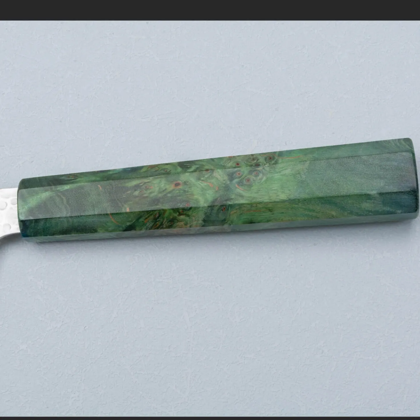 Kazoku Uteki Burlwood Green Gyuto 21 cm