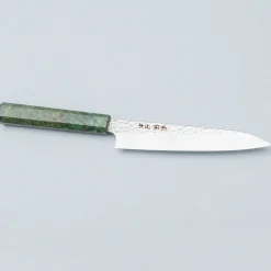 Kazoku Uteki Burlwood Green Petty 15 cm
