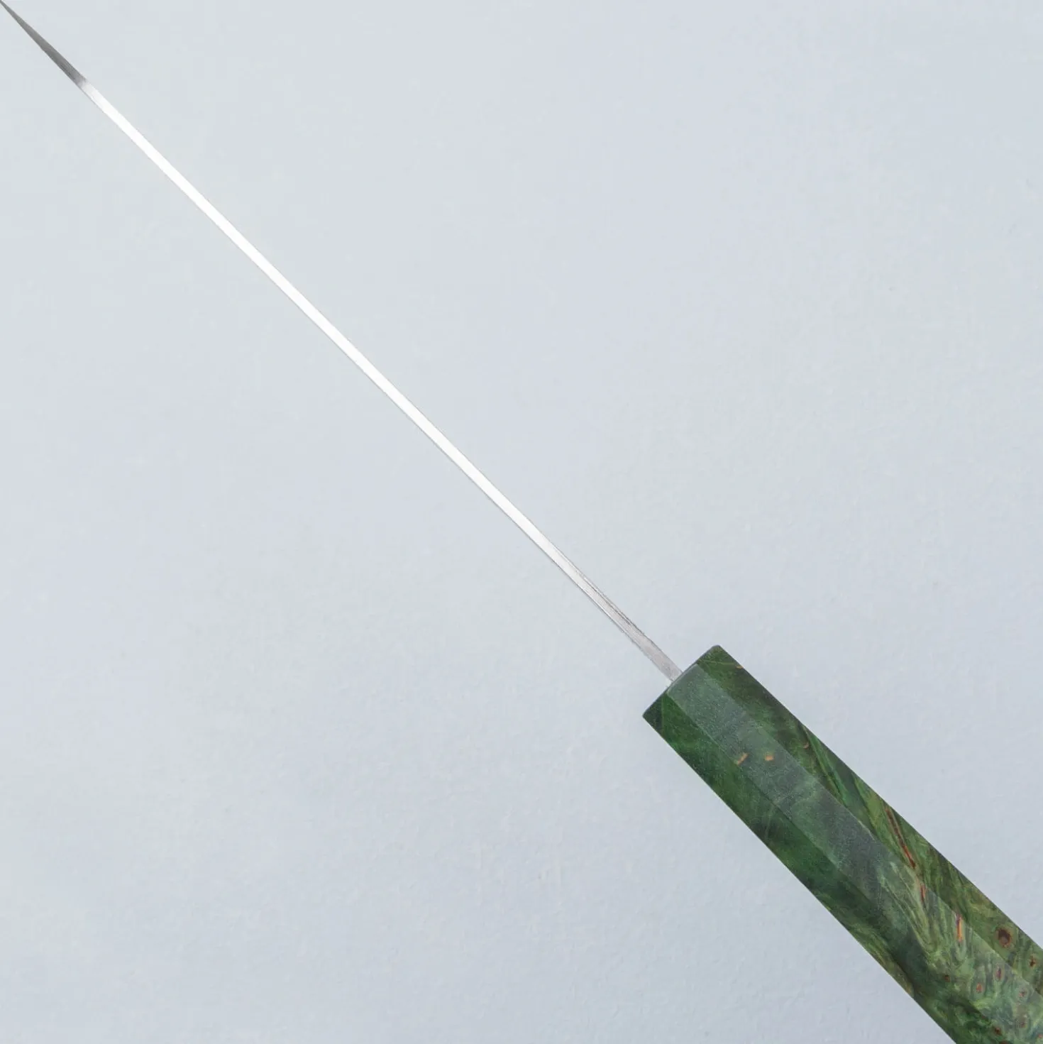 Kazoku Uteki Burlwood Green Petty 15 cm