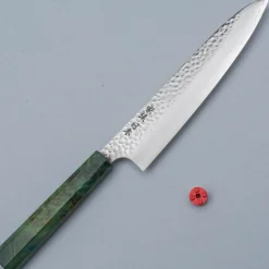 Kazoku Uteki Burlwood Green Petty 15 cm