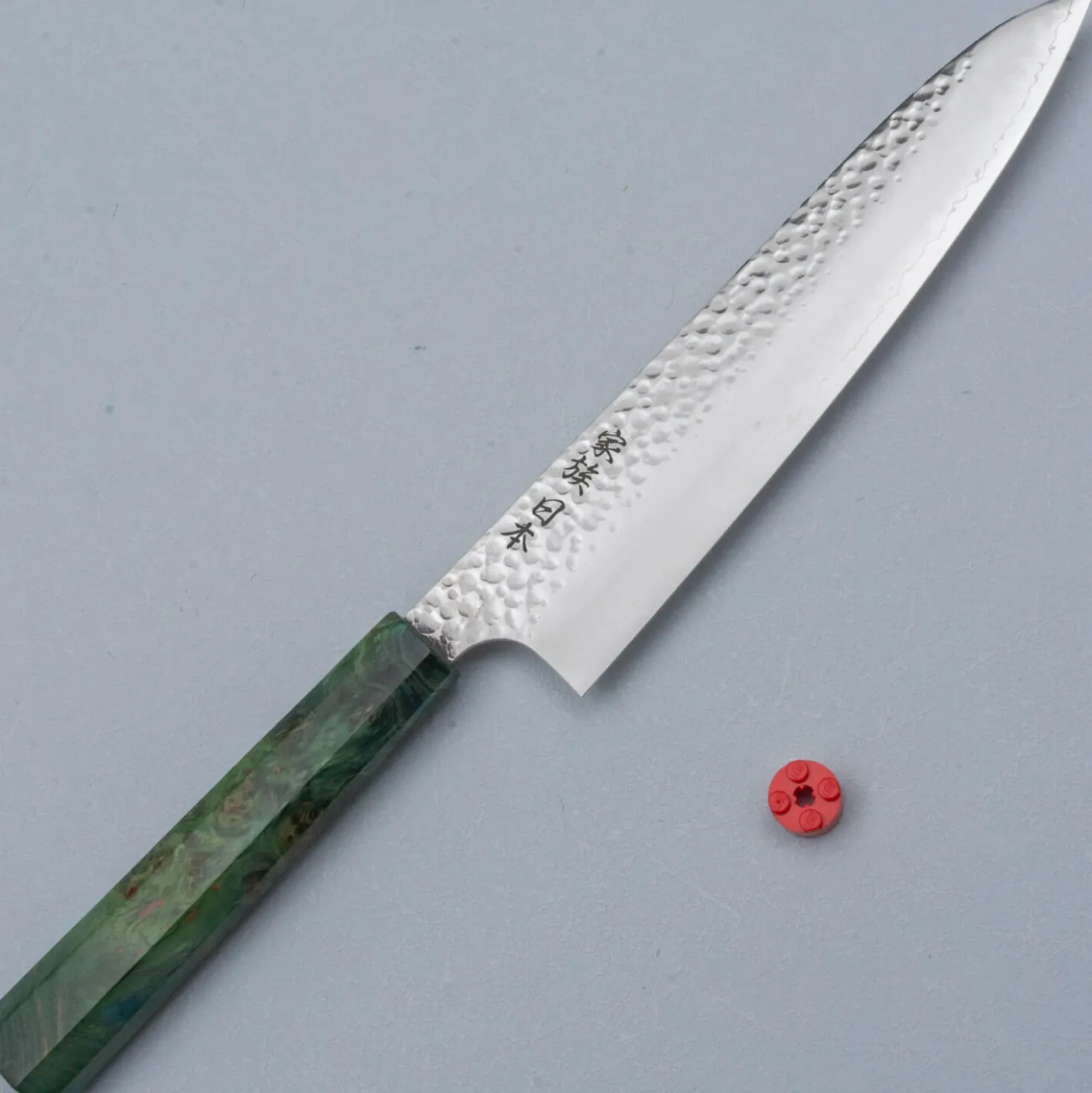 Kazoku Uteki Burlwood Green Petty 15 cm