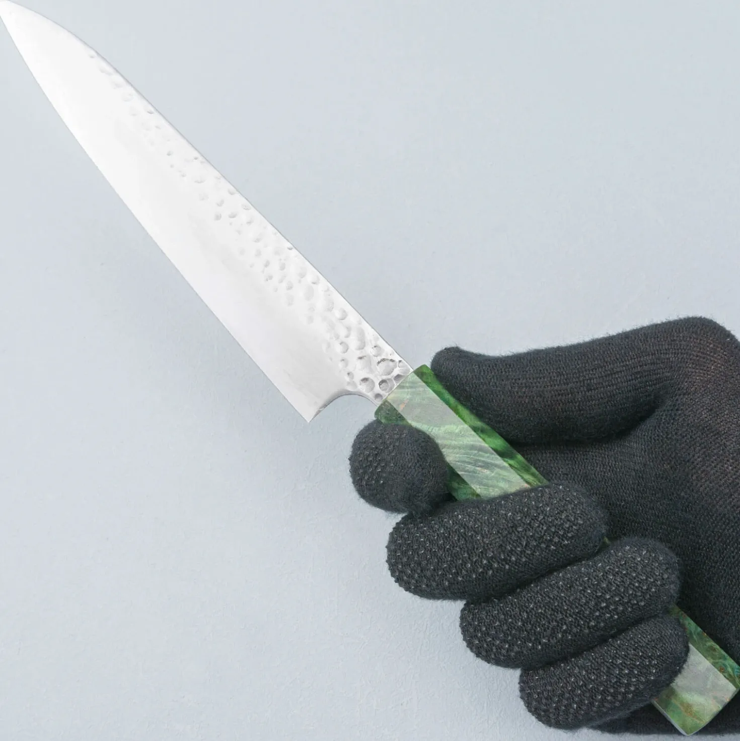 Kazoku Uteki Burlwood Green Petty 15 cm