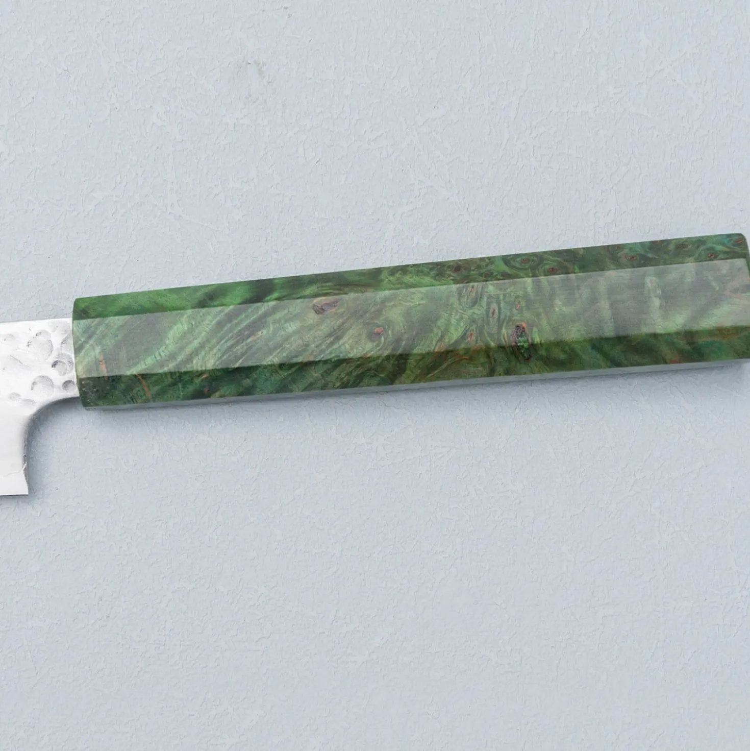 Kazoku Uteki Burlwood Green Petty 15 cm