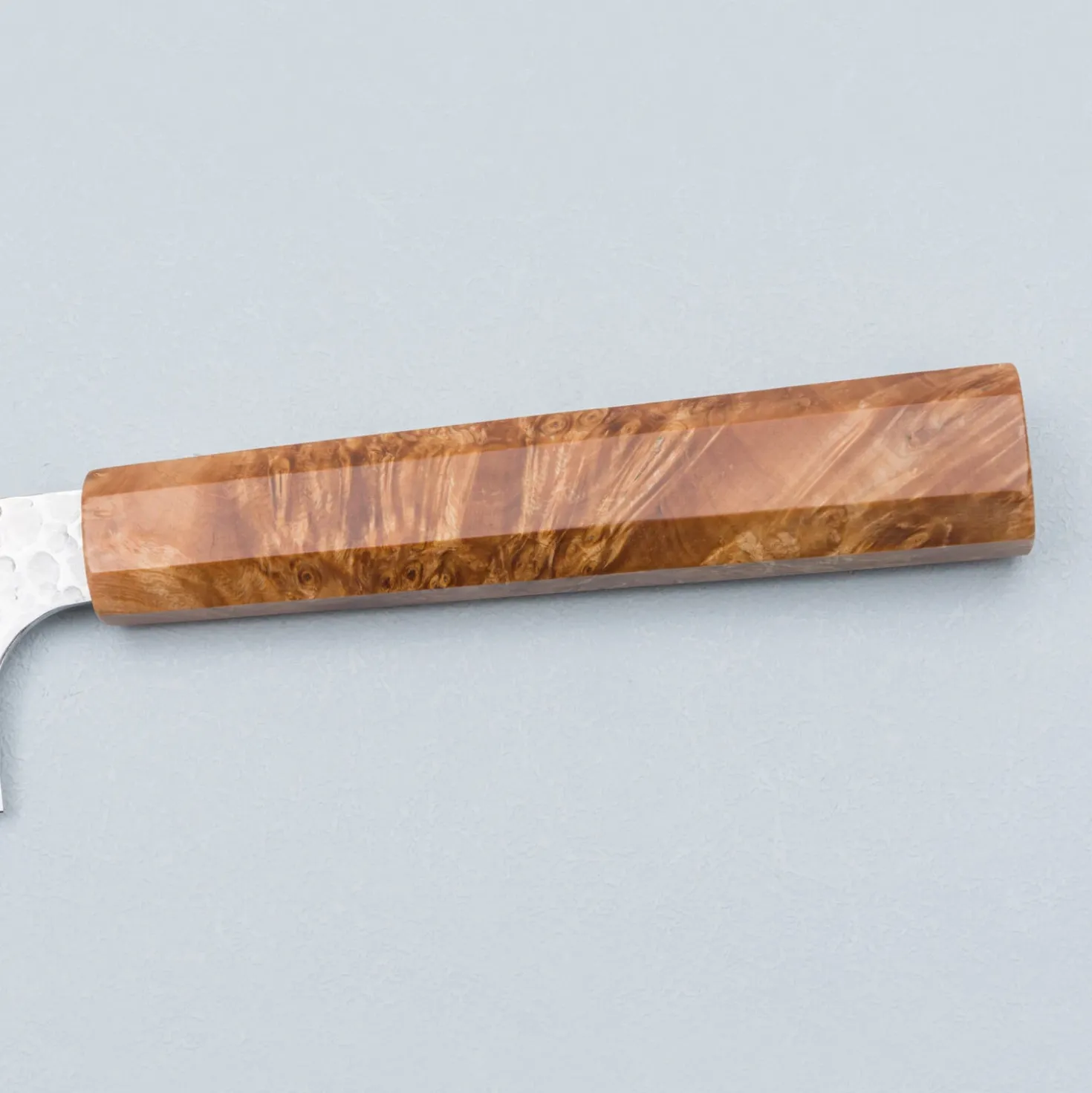 Kazoku Uteki Burlwood Yellow Gyuto 21 cm