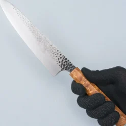 Kazoku Uteki Burlwood Yellow Gyuto 21 cm
