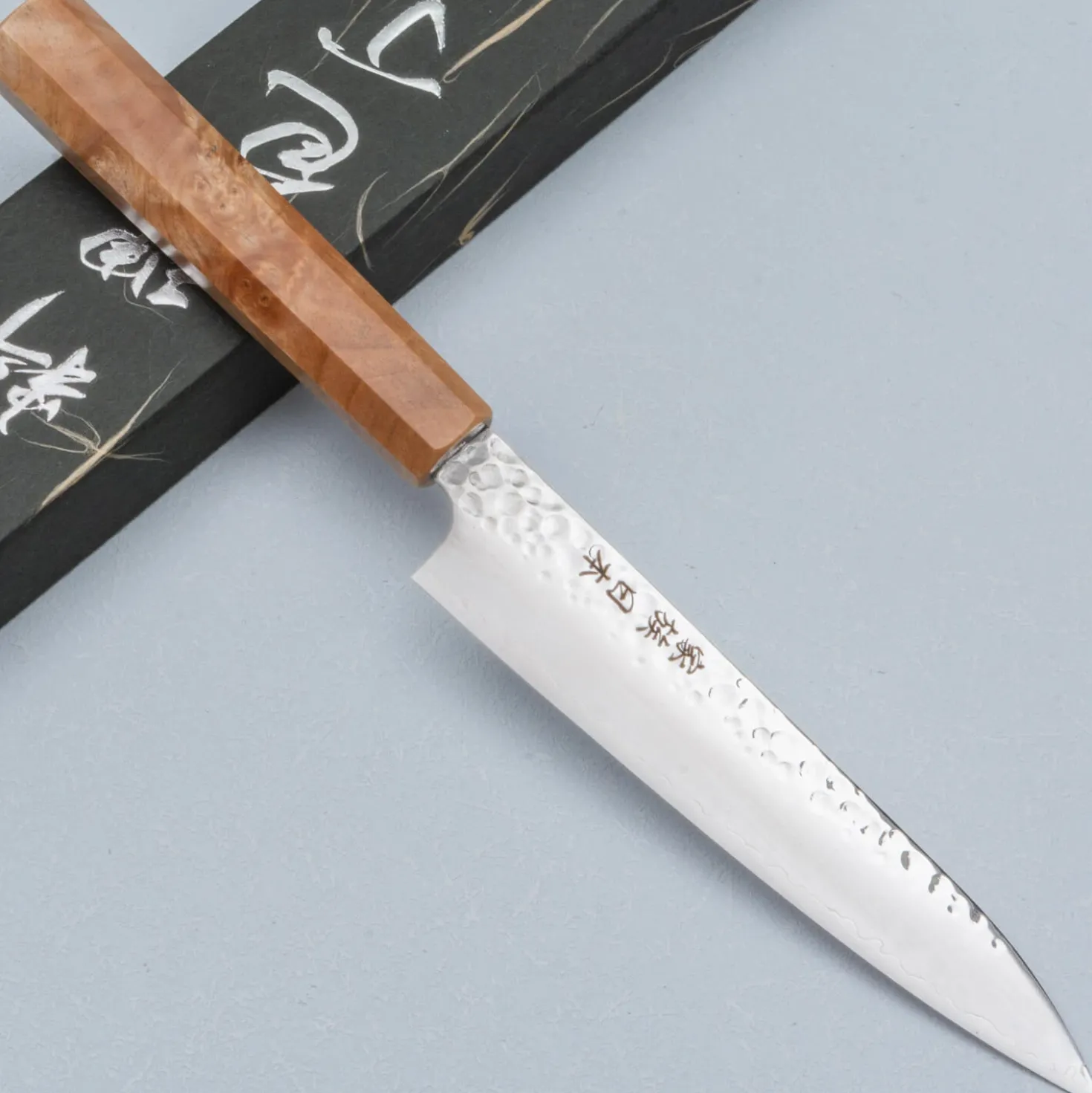 Kazoku Uteki Burlwood Yellow Petty 15 cm