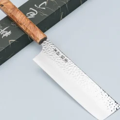 Kazoku Uteki Burlwood Yellow Nakiri