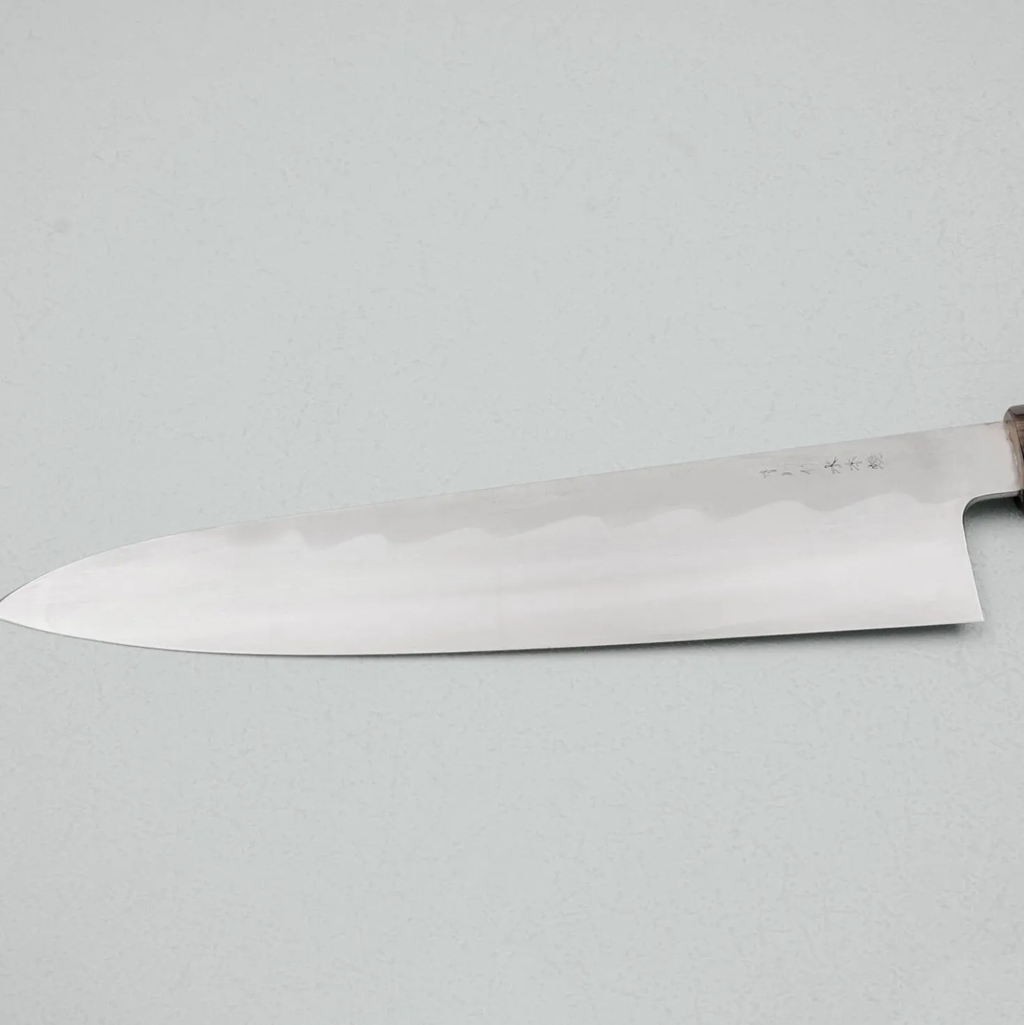 Kazoku X Nakagawa Satoshi Aogami #2 Honyaki Mirror Finished Gyuto 240