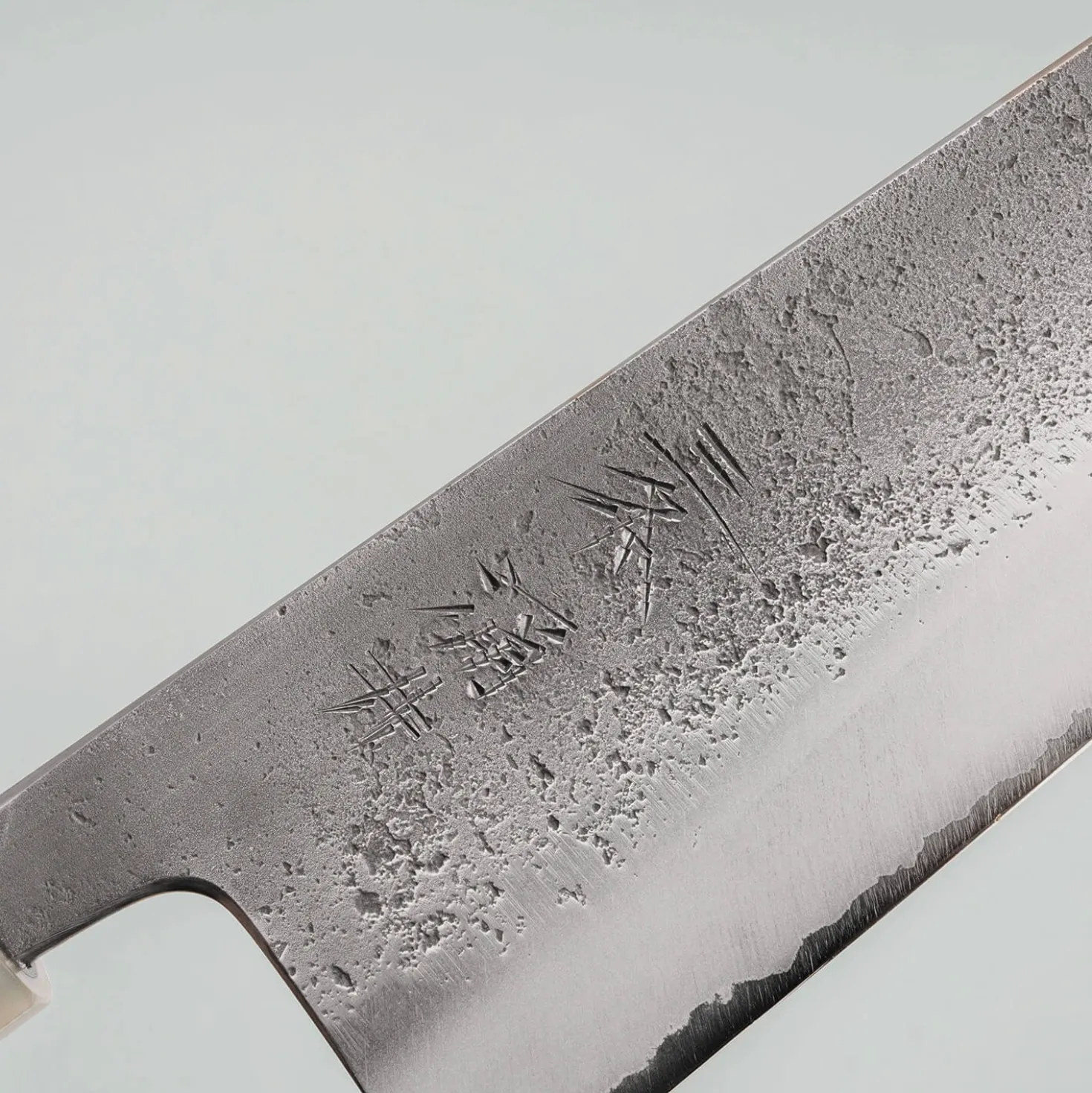 Kazoku x Wakui Kurouchi Shirogami #2 Santoku 18 cm