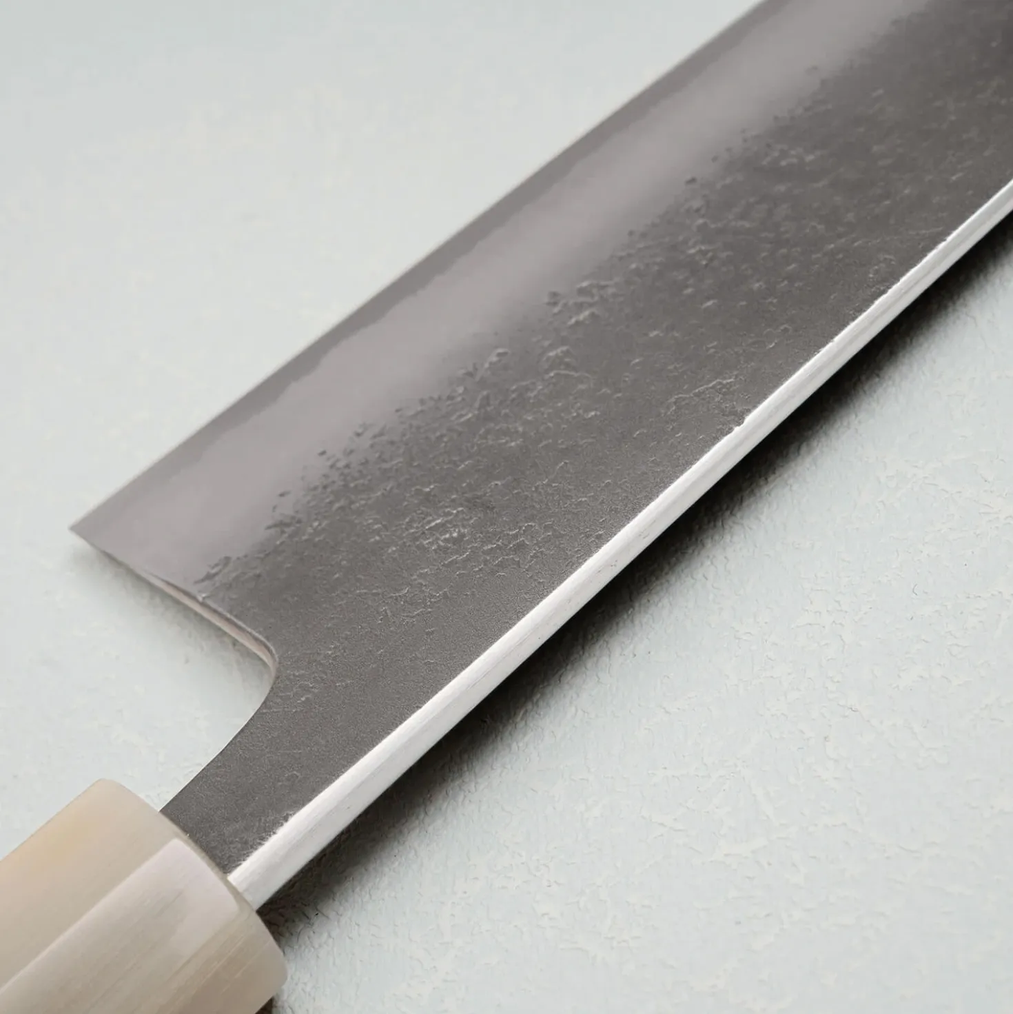 Kazoku x Wakui Kurouchi Shirogami #2 Santoku 18 cm