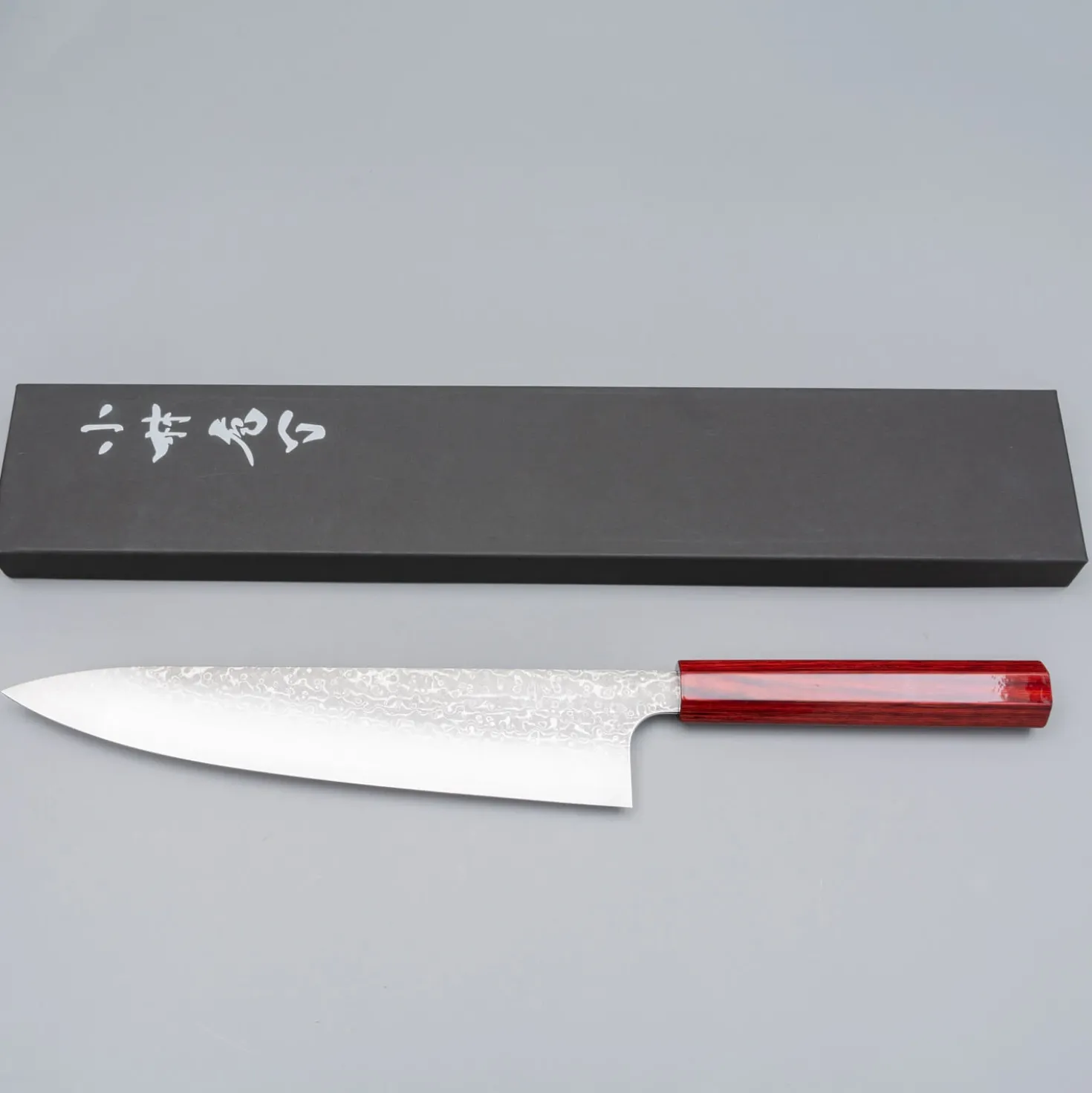 Kei Kobayashi SG-2 Damast Red Gyuto 24 cm