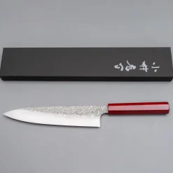 Kei Kobayashi SG-2 Damast Red Gyuto 21 cm