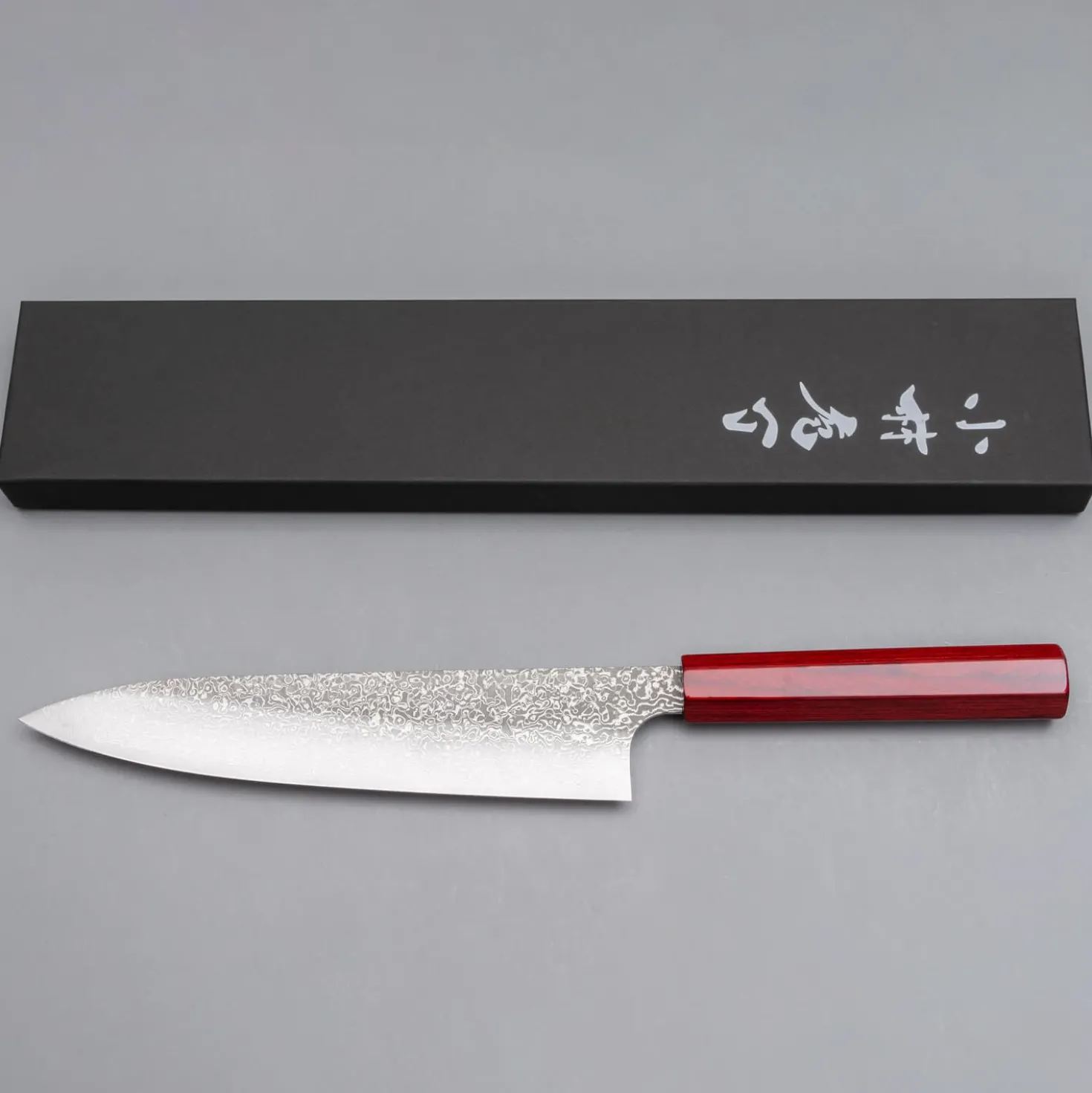 Kei Kobayashi SG-2 Damast Red Gyuto 21 cm