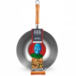 Ken Hom Professionele Wok Carbon Staal 36 cm