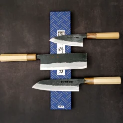 Kenji Togashi Black Santoku 18 cm