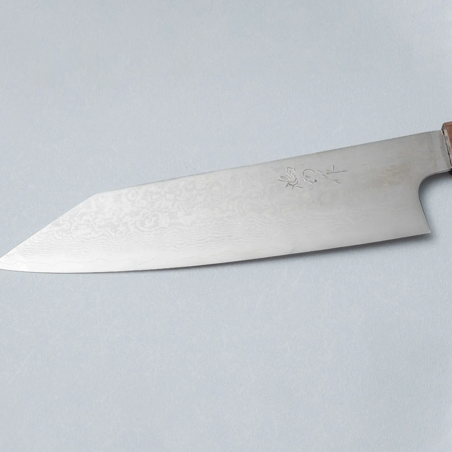 Kenshiro Hatono Ginsan Damast Maple Kiritsuke 21 cm