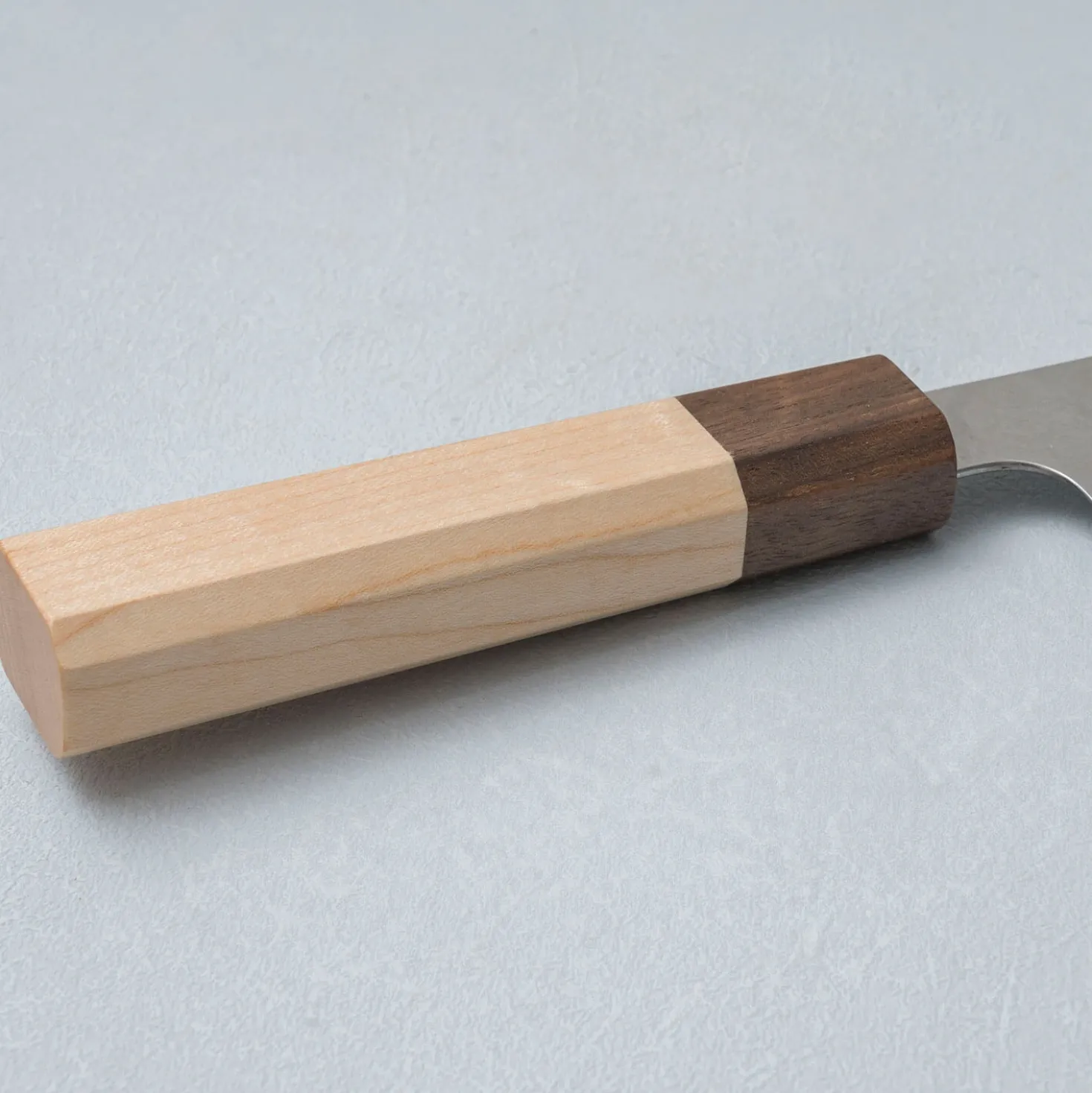 Kenshiro Hatono Ginsan Damast Maple Kiritsuke Petty 13.5 cm