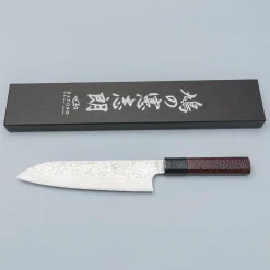 Kenshiro Hatono SG2 Damast Urushi Dark Gyuto 21 cm