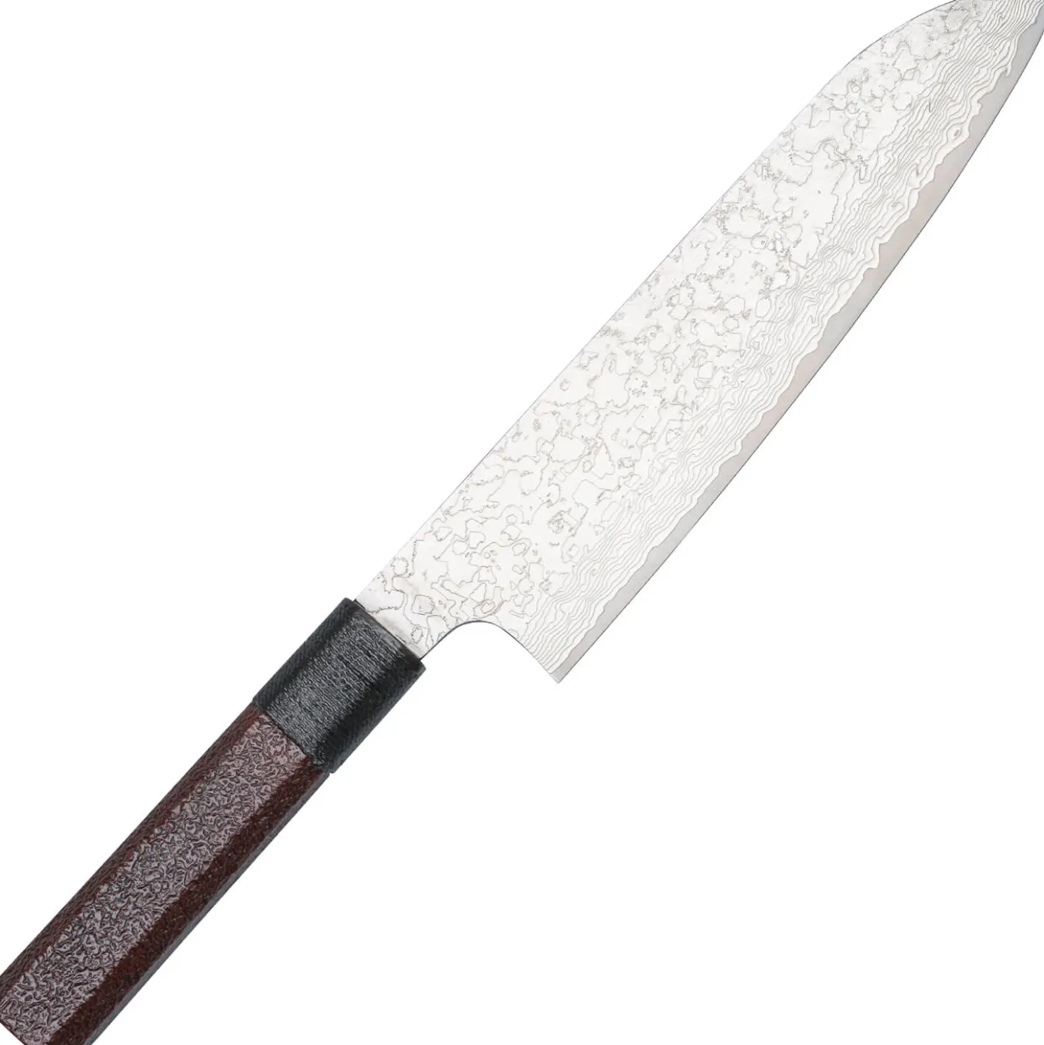 Kenshiro Hatono SG2 Damast Urushi Dark Gyuto 21 cm