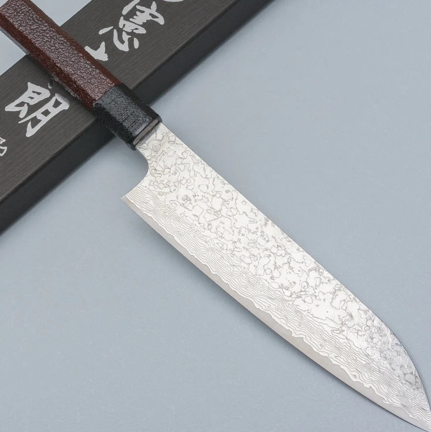 Kenshiro Hatono SG2 Damast Urushi Dark Gyuto 21 cm