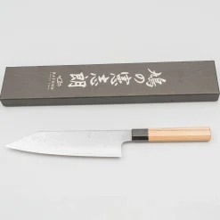 Kenshiro Hatono STRIX Damast Oak Gyuto 21 cm