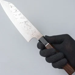 Kenshiro Hatono STRIX Damast Ebony Gyuto 21 cm