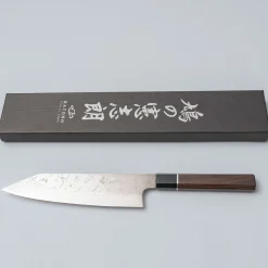Kenshiro Hatono STRIX Damast Ebony Gyuto 21 cm