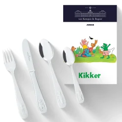 Kinderbestek Kempen en Begeer Kikker 4 Delig
