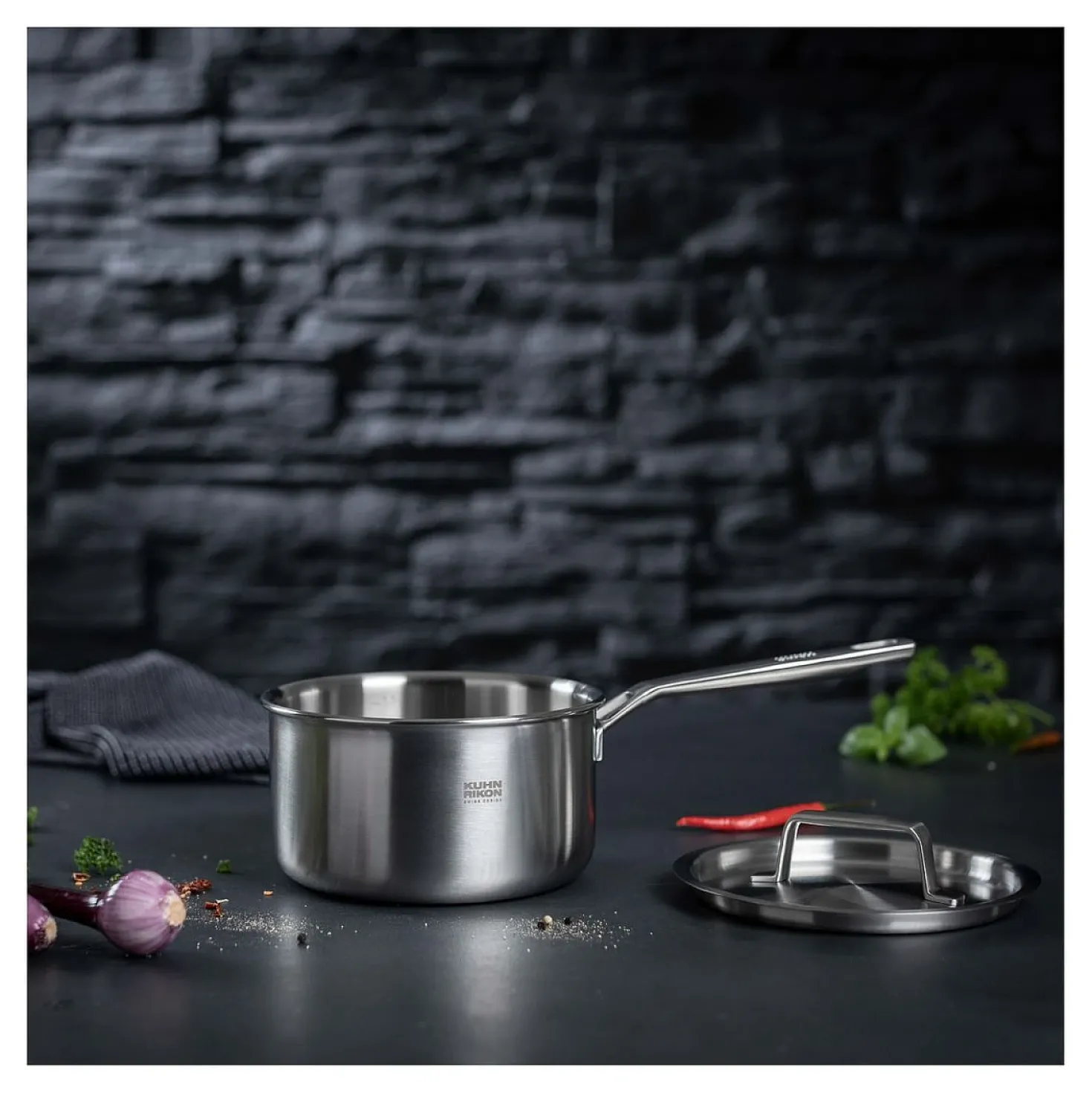 Kuhn Rikon Culinary Fiveply Steelpan Met Deksel 16 cm