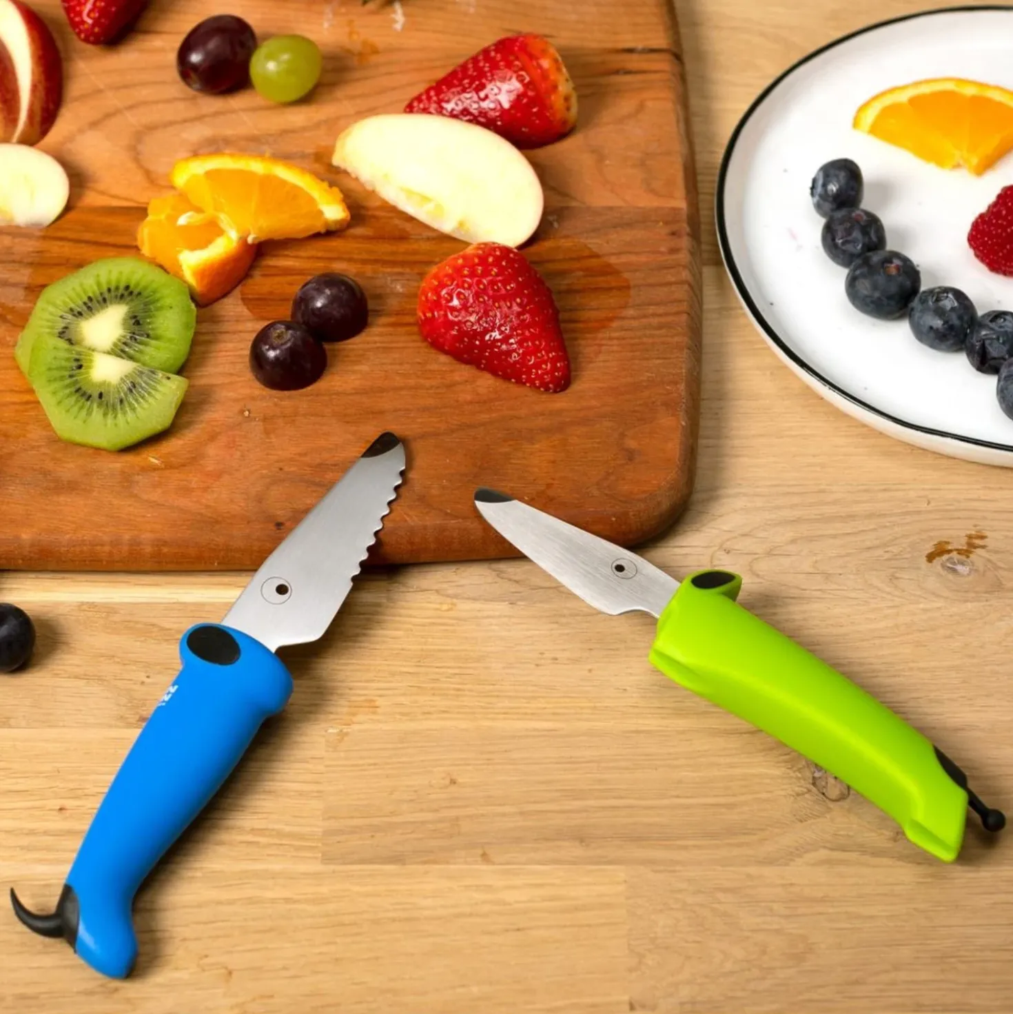Kuhn Rikon KinderKitchen Kindermessen Set Hond Blauw/Groen